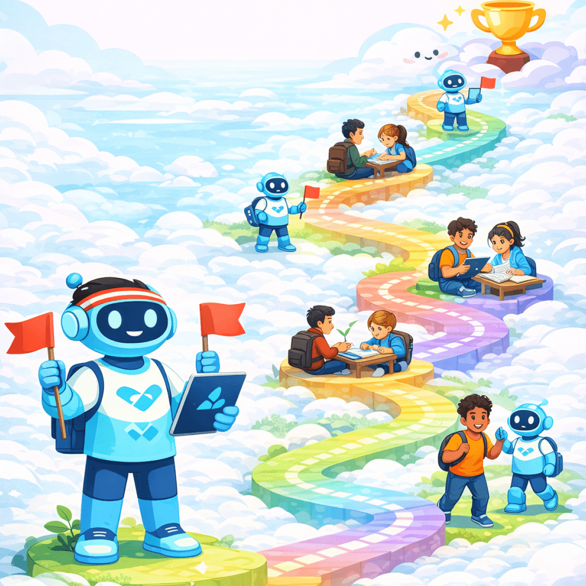 Learning journey graphic