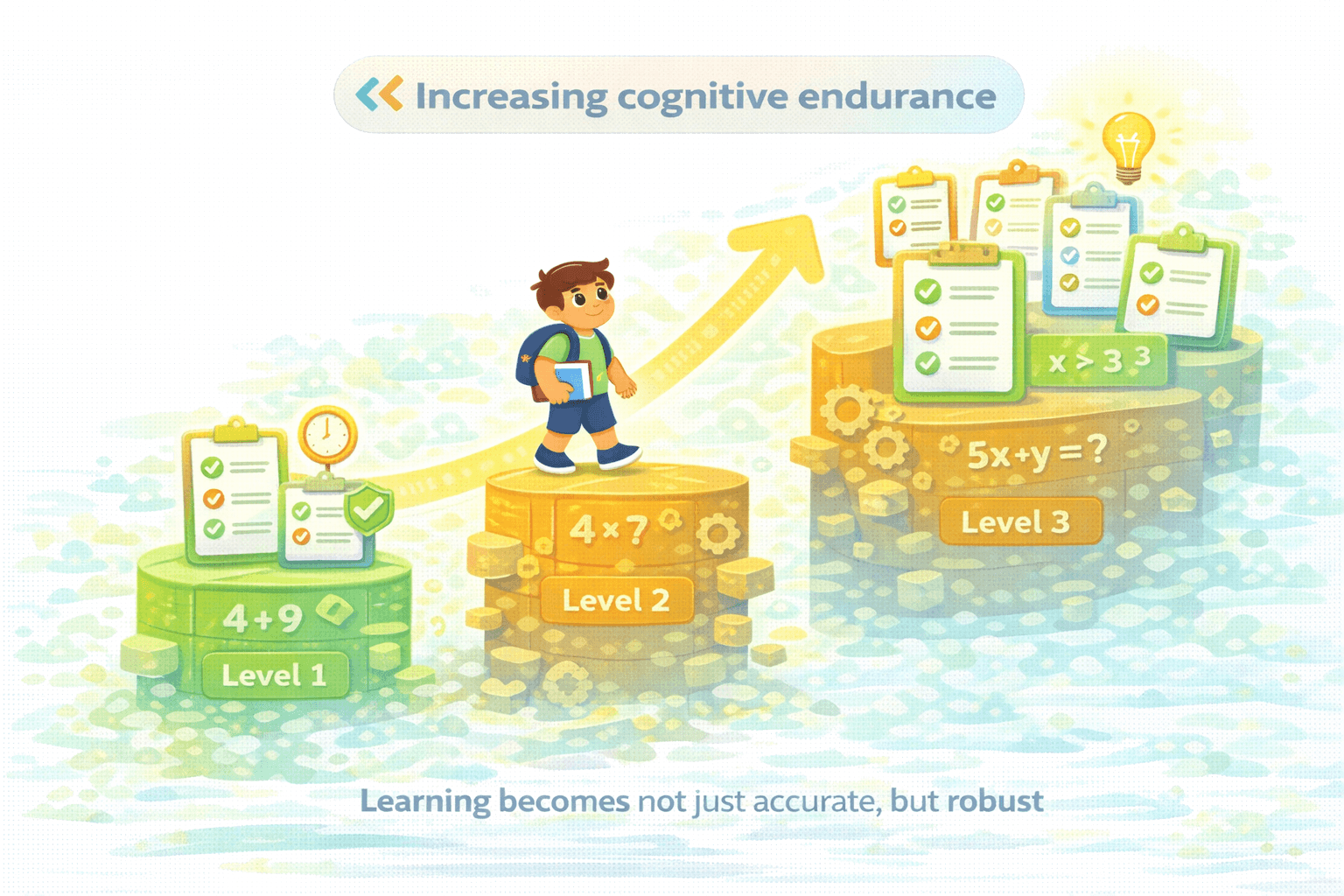 Increasing cognitive endurance