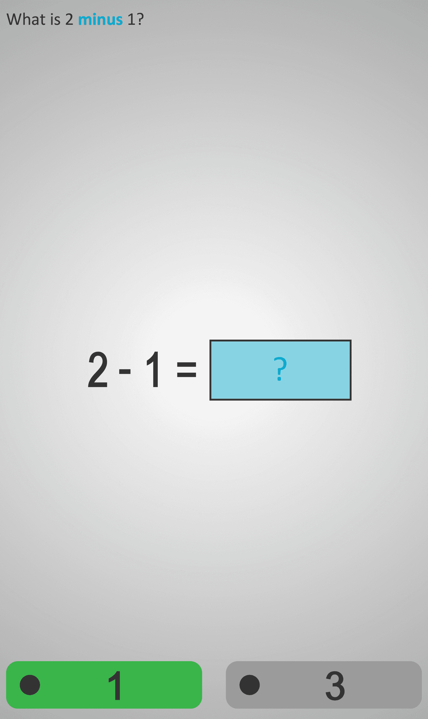 Subtract 1