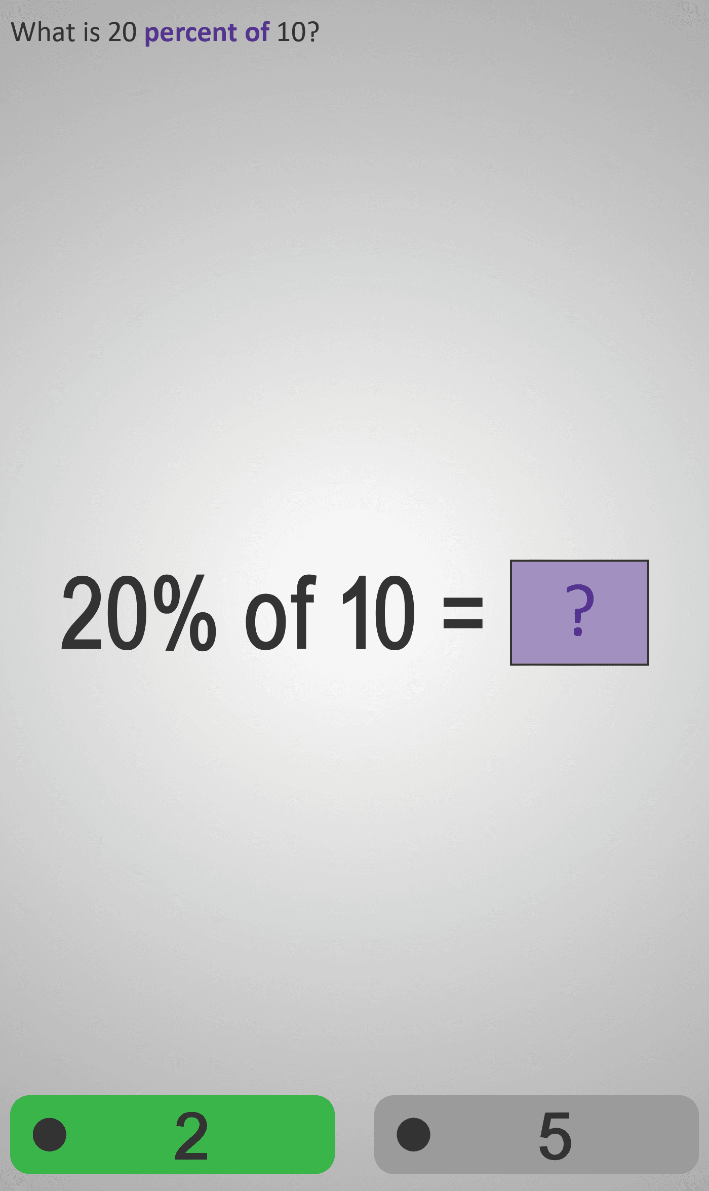 Percentage 3A