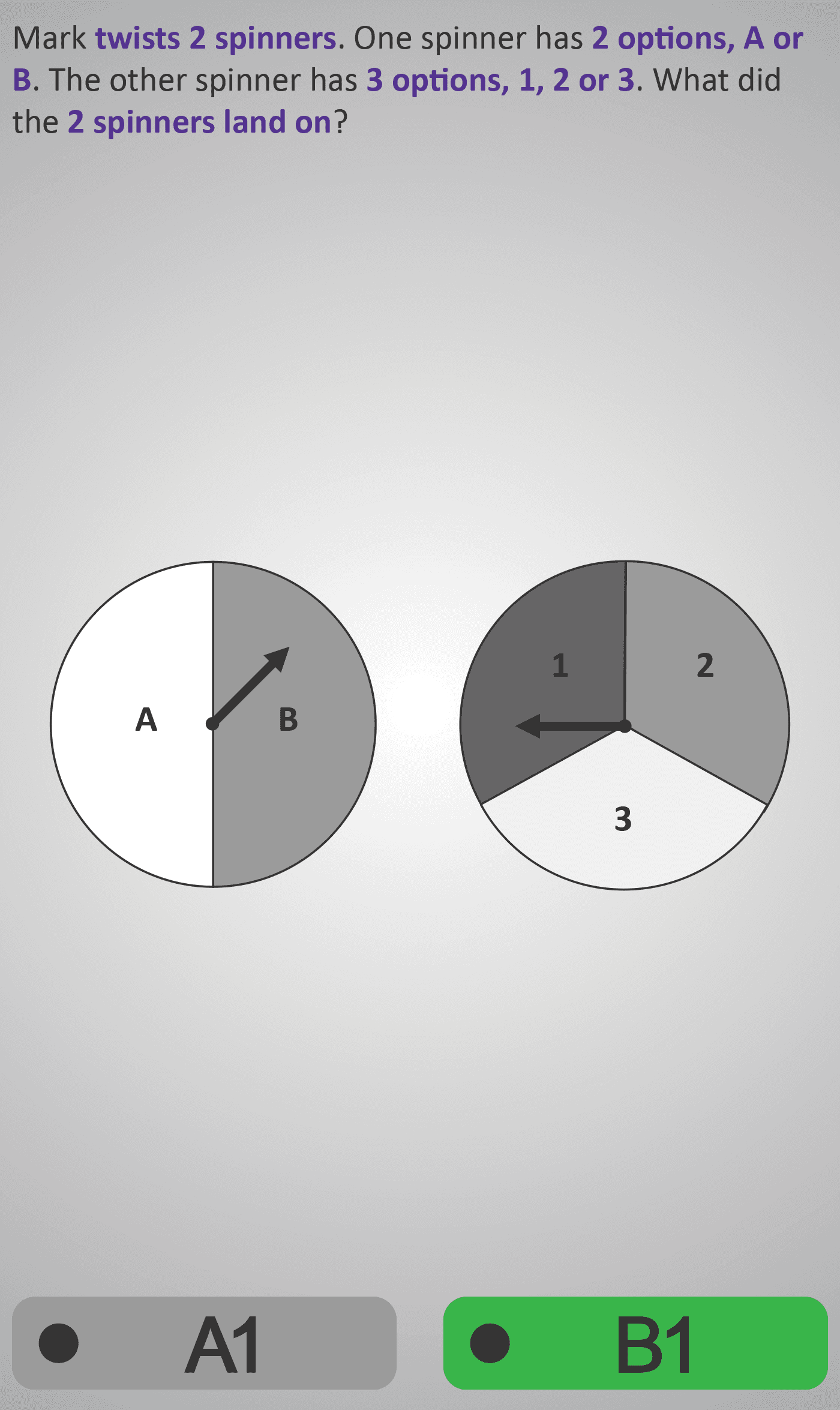 Possible Choices 3F