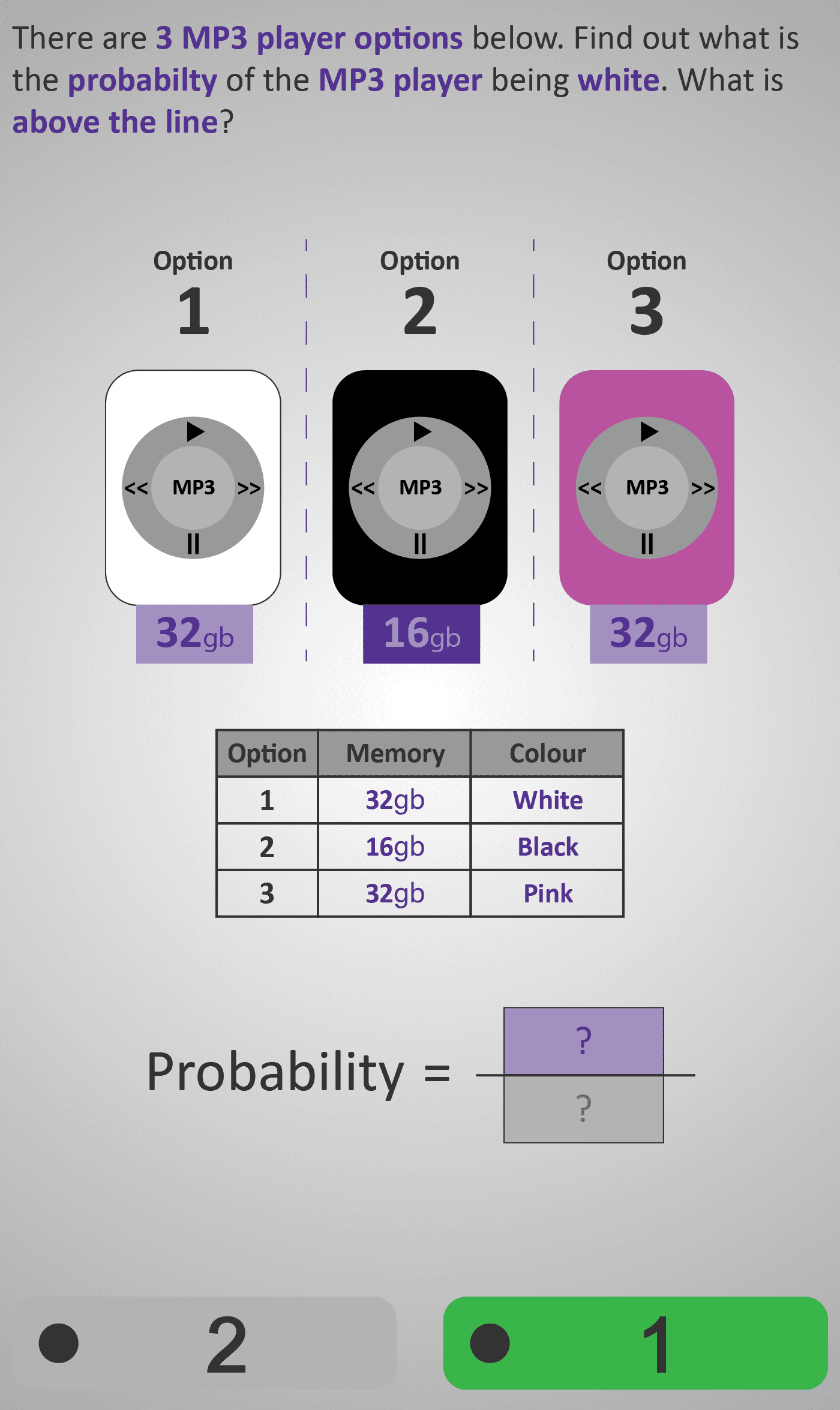 Probability 3A