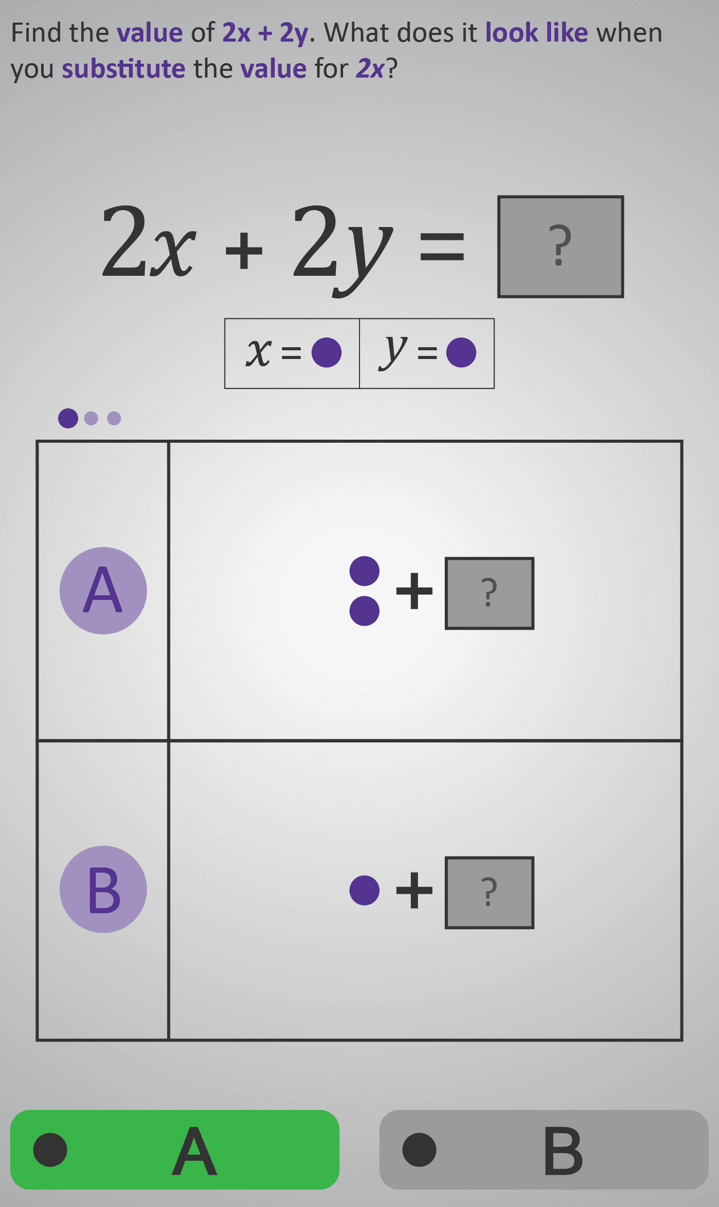 Visual Algebra 3A