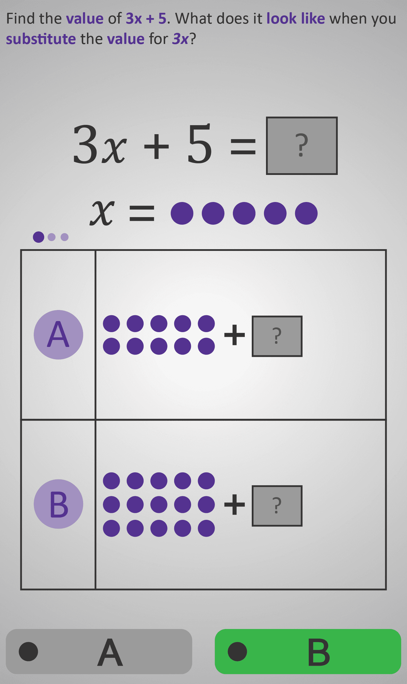Visual Algebra 3B