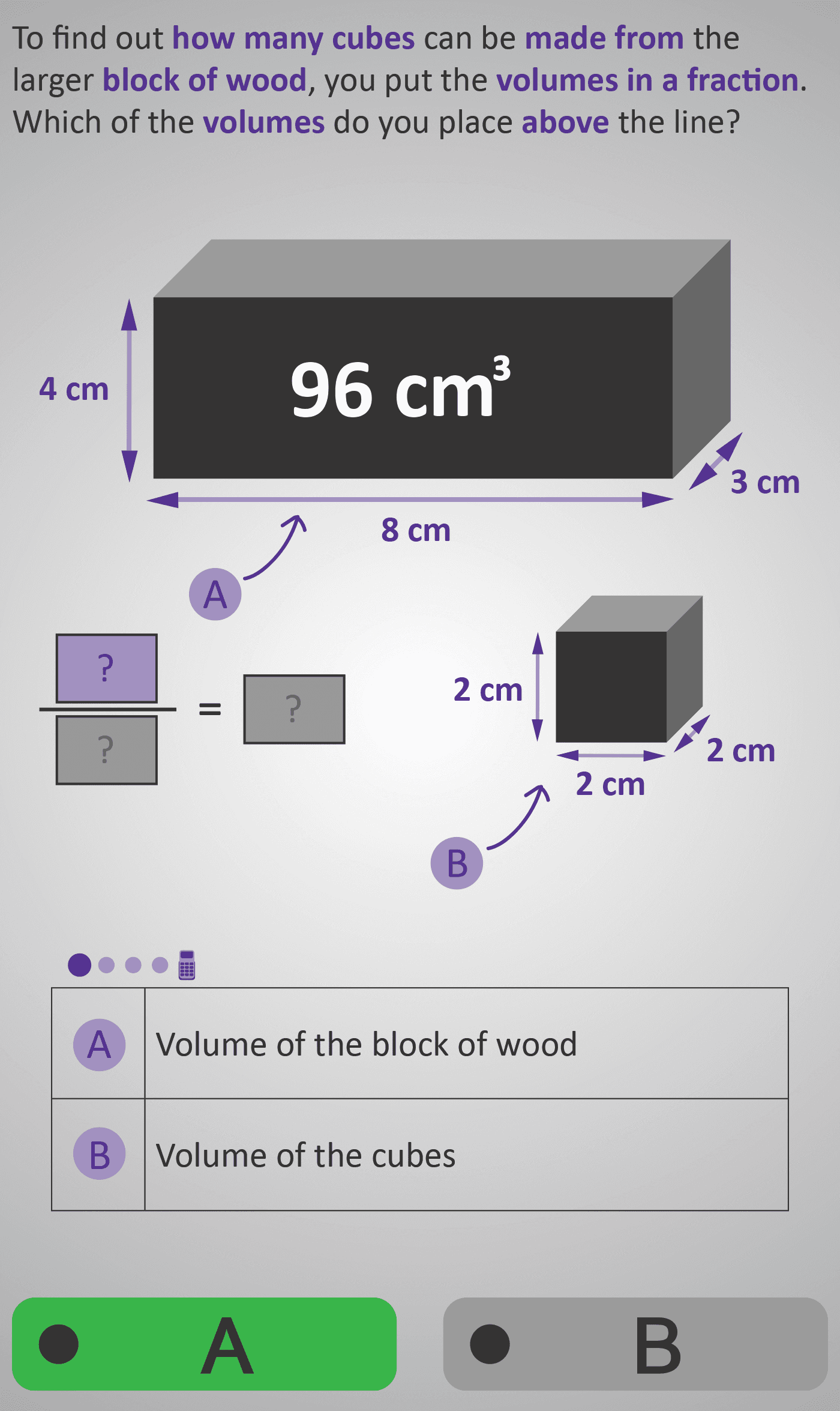 Volume (L × W × D) 3C