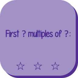 Multiples 3