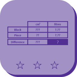 Volume (L × W × D) 3D