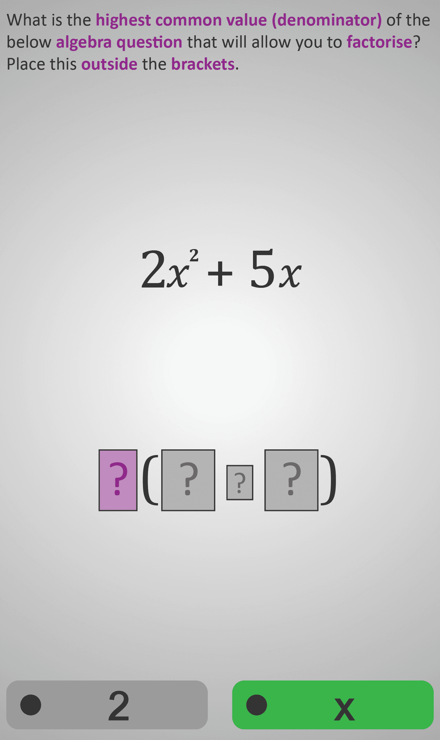 Algebra 4B