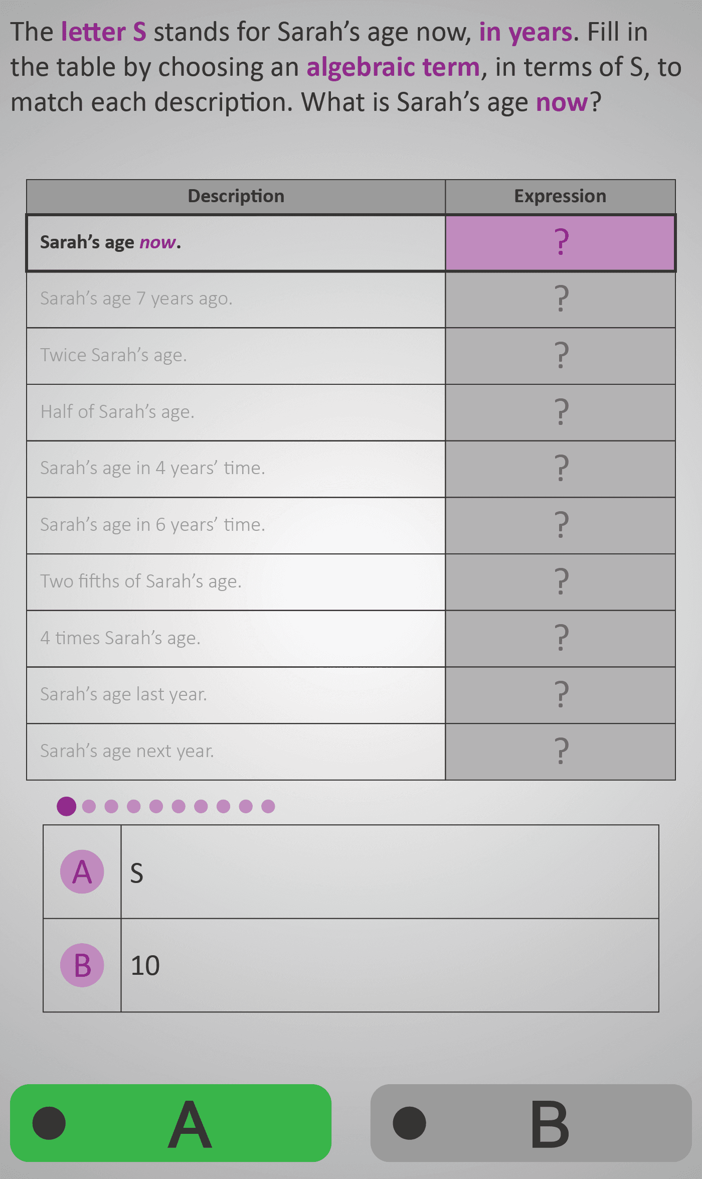 Algebra 4C