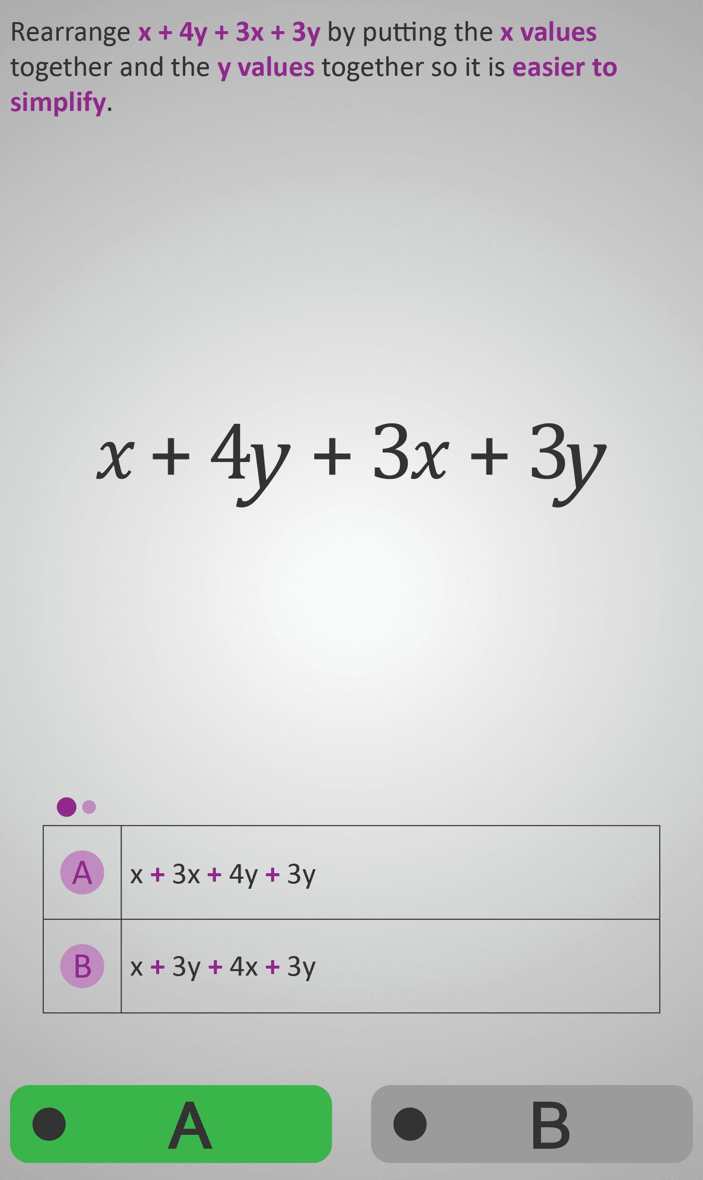 Algebra 4H